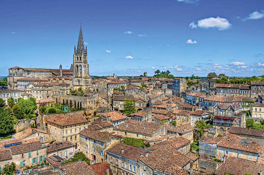 Eu  France  Gironde  Saint  Emilion View Rooftops  Thinkstock 95532064