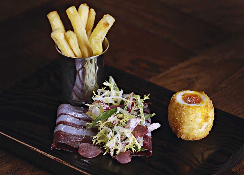 Social  Eating  House    Duck  Smoked Ham  Eggs And Chips