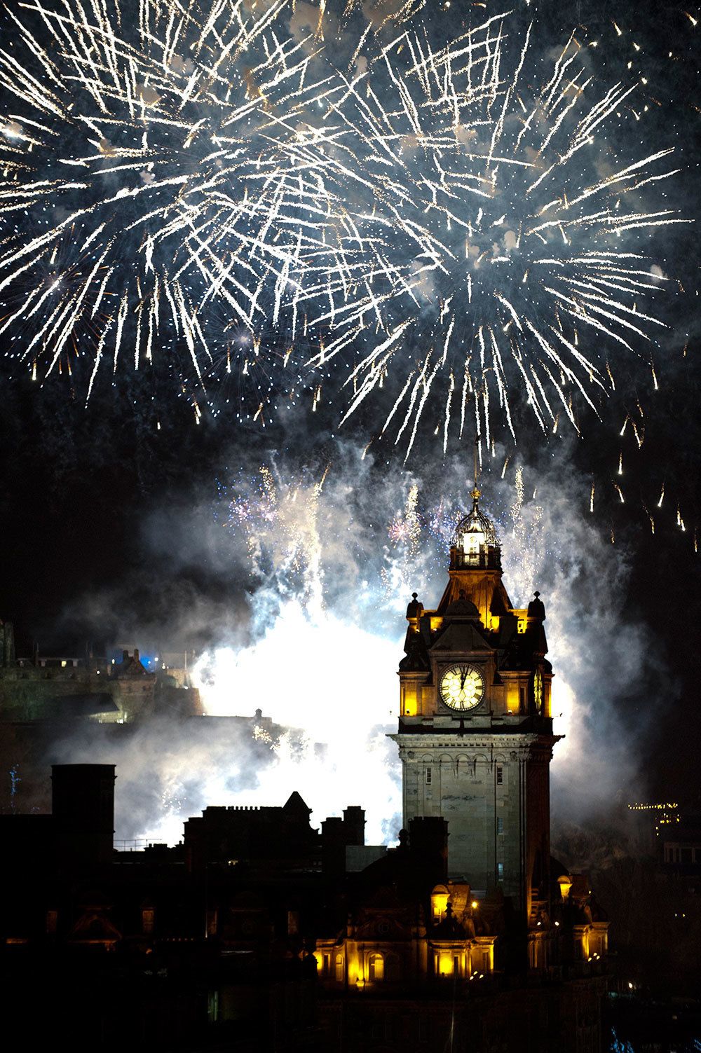 New Year Edinburghs Hogmanay 2013 Midnight Moment Ii Credit Chris Watt