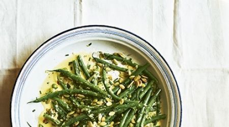 French Beans Mustard and Shallots FS Supper Day4 022