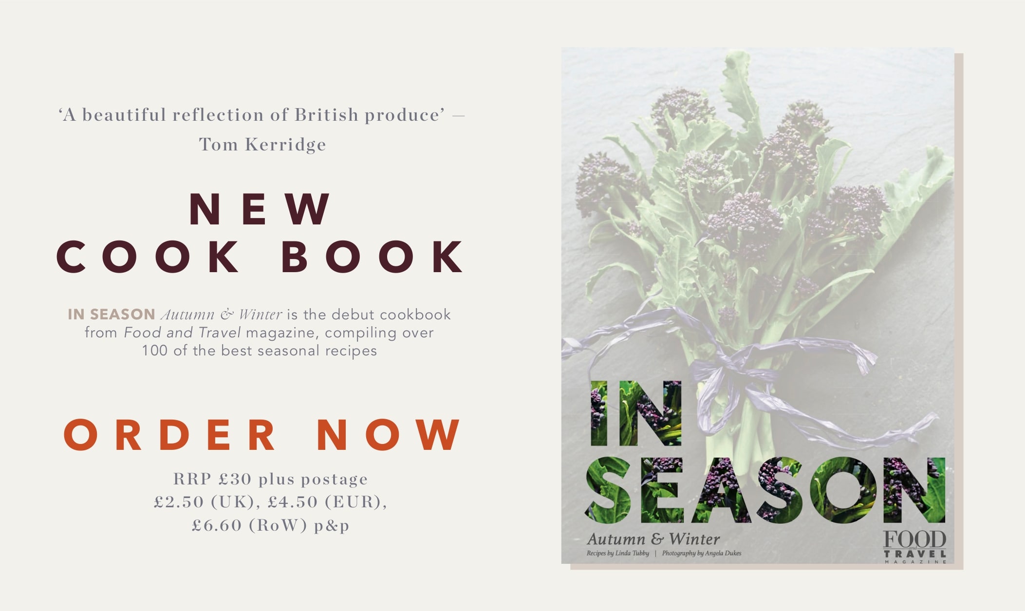 Food and Travel In Season Book