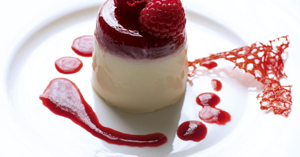 Food and Travel Magazine | Mascarpone panna cottas with raspberry and…