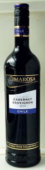 Cimarosa cabernet sauvignon 2011, Chile, £3.69