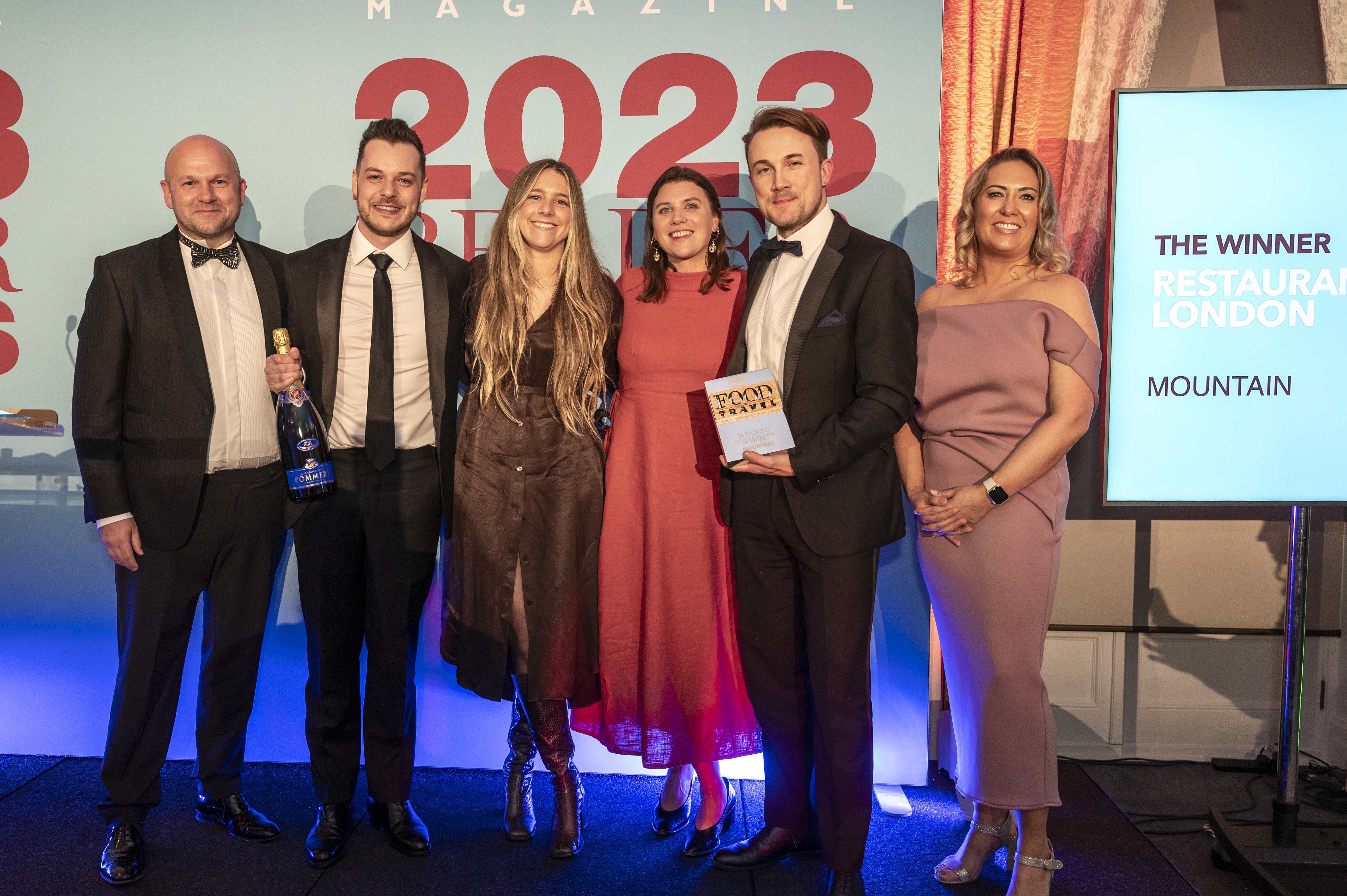 Mountain wins London Restaurant of the Year at the 2023 Food and Travel Reader Awards