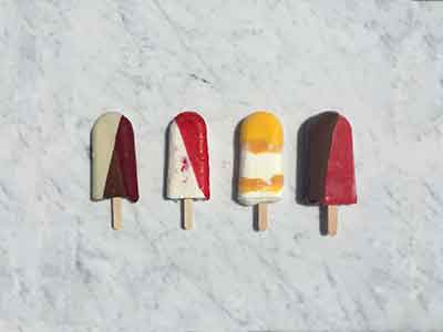 Collection Of Ice Lollies