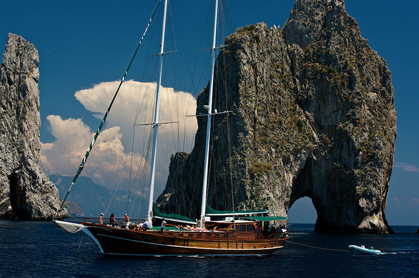 Cruising The Amalfi Coast Gulet Deriya Deniz Mgcastellano