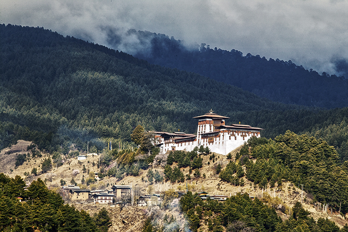Jakar Dzong in Distance Bumthang 9256 ORIGINAL