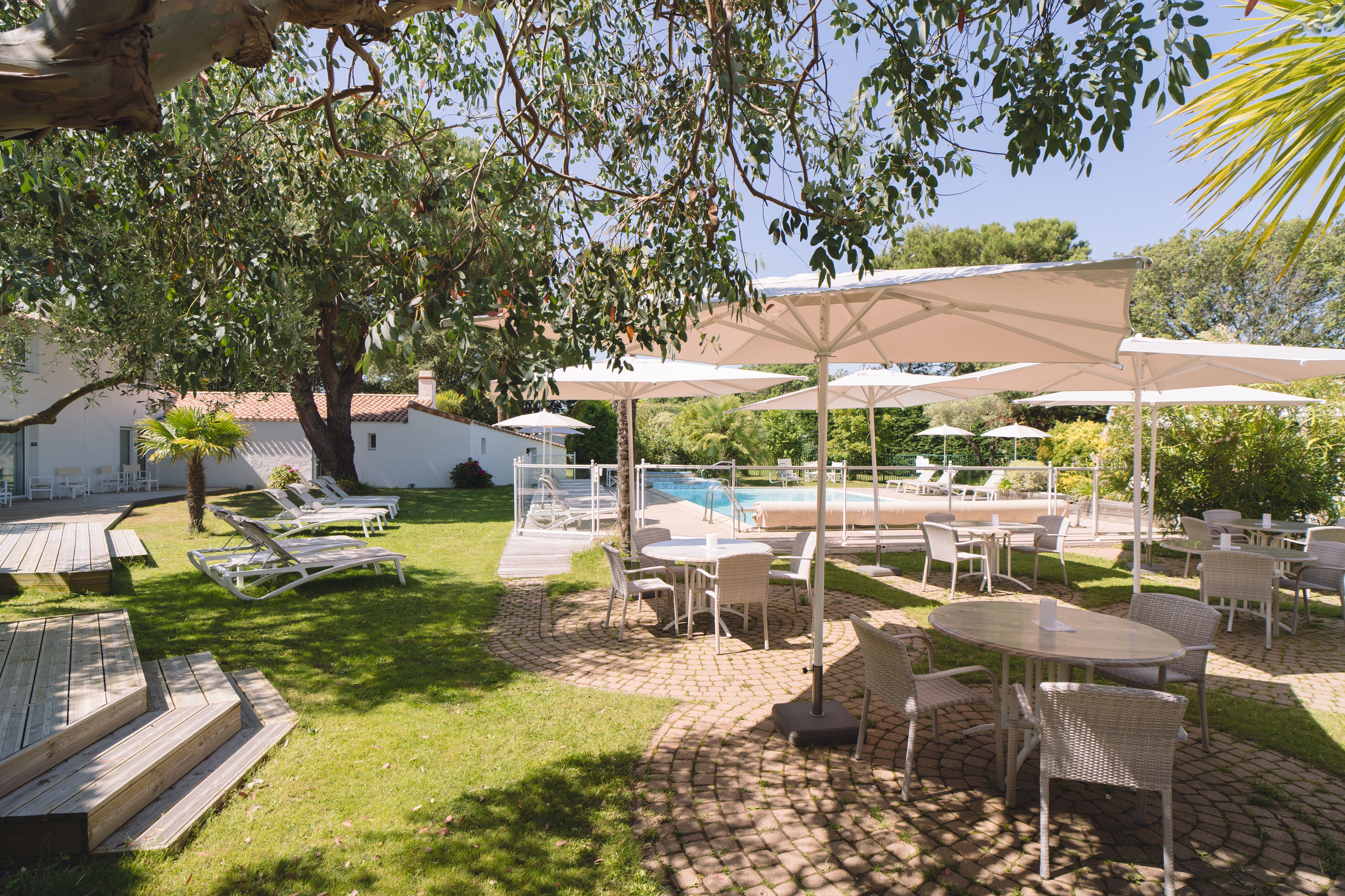 Terrasse Piscine Hotel Fleur de Sel