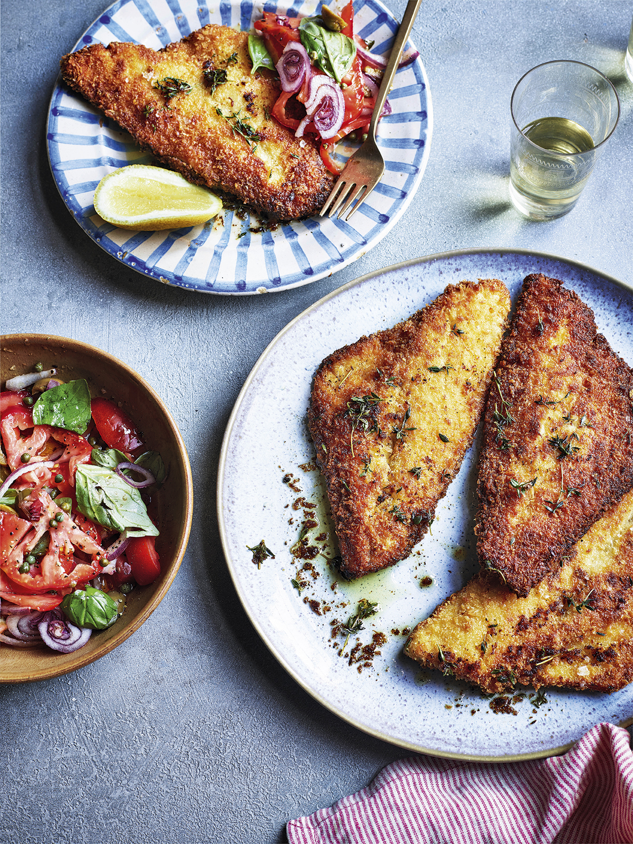 5 Sea Bream Almond Bread crumb Crust