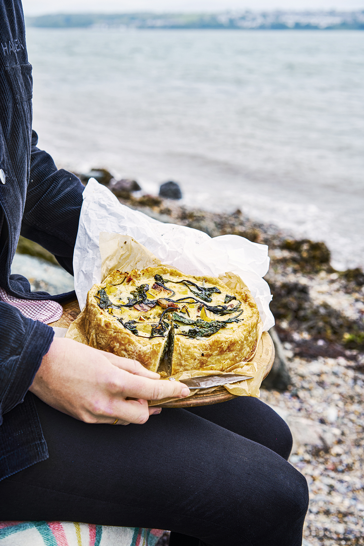 A rustic seaside tart