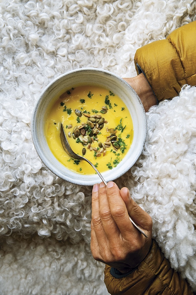 CELERIAC AND SWEDE SOUP WITH TOASTED SEEDS Selleri kålrot soppa DSC6806