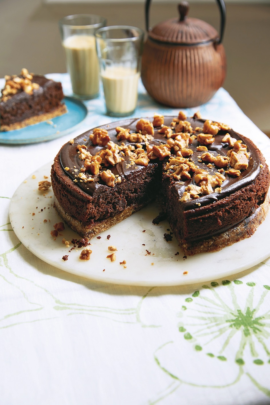Candied Peanut Butter Chocolate Cake Africana image credit Tara Fisher