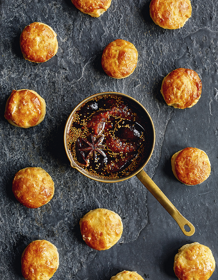 Fig Jam with Cheese Scones