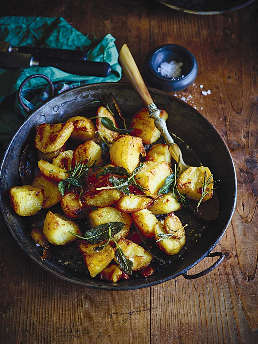 Garlic and herb roast potatoes | Food and Travel Magazine