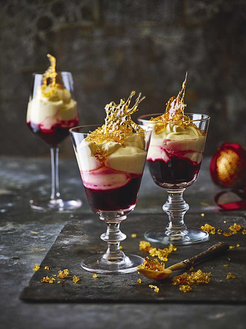 Mulled Berries With  Champagne Syllabub 2