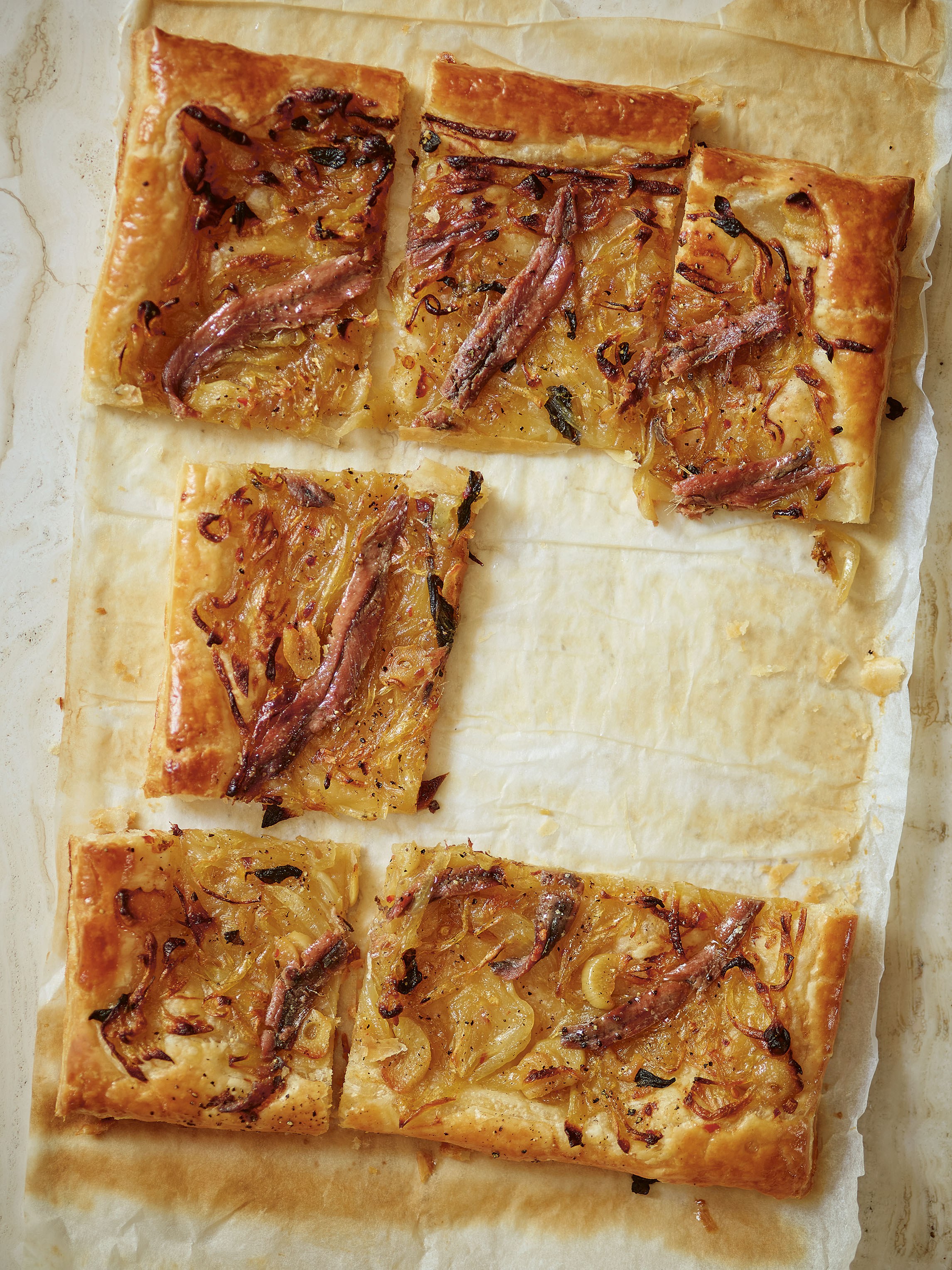 Onion Anchovy Tart Onions 008