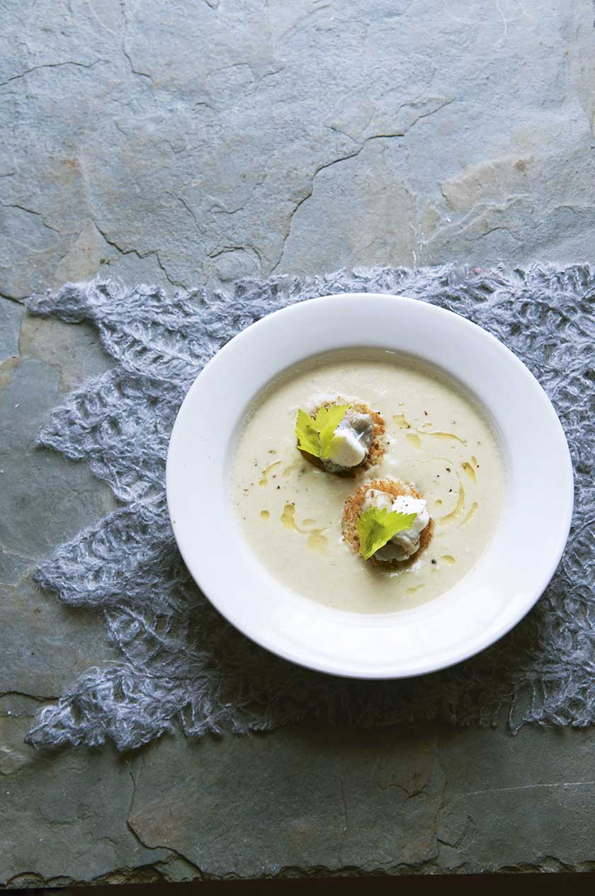 Oyster And Champagne Soup