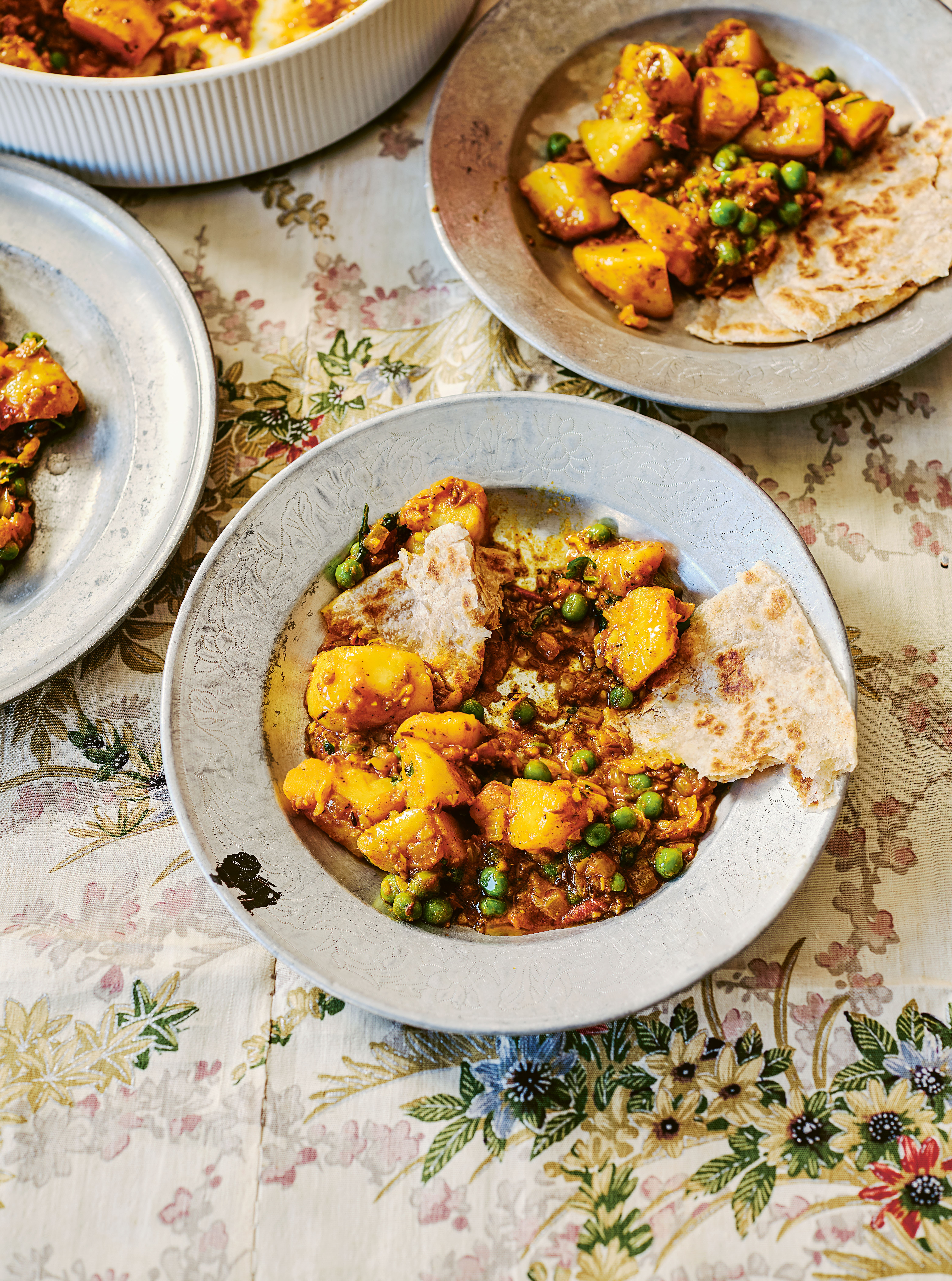 Potato and Pea Curry with Turmeric and Chilli Haarala Hamilton