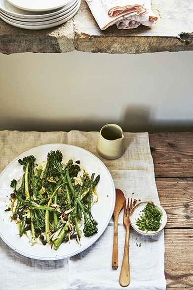 Roasted Greens with Ajo Blanco FS Supper Day3 021