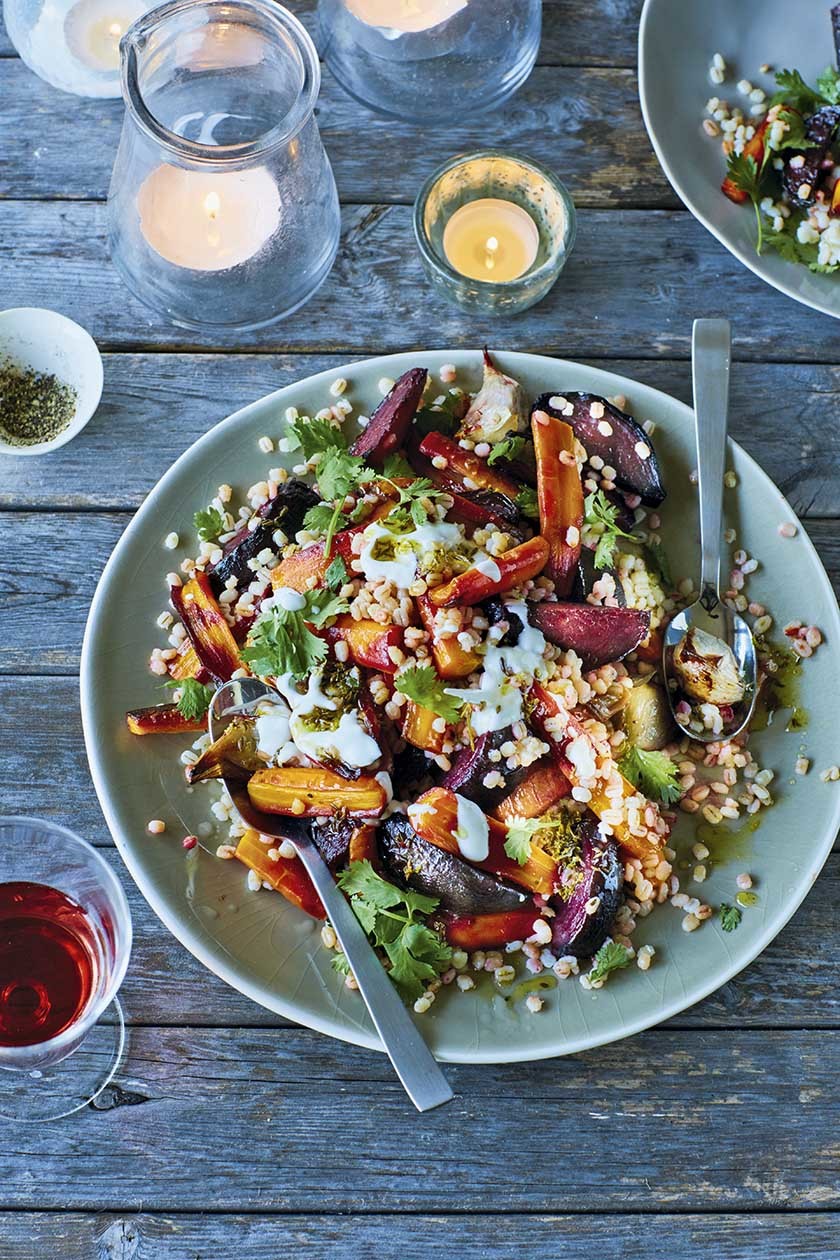 Roasted Vegetable And Barley Salad