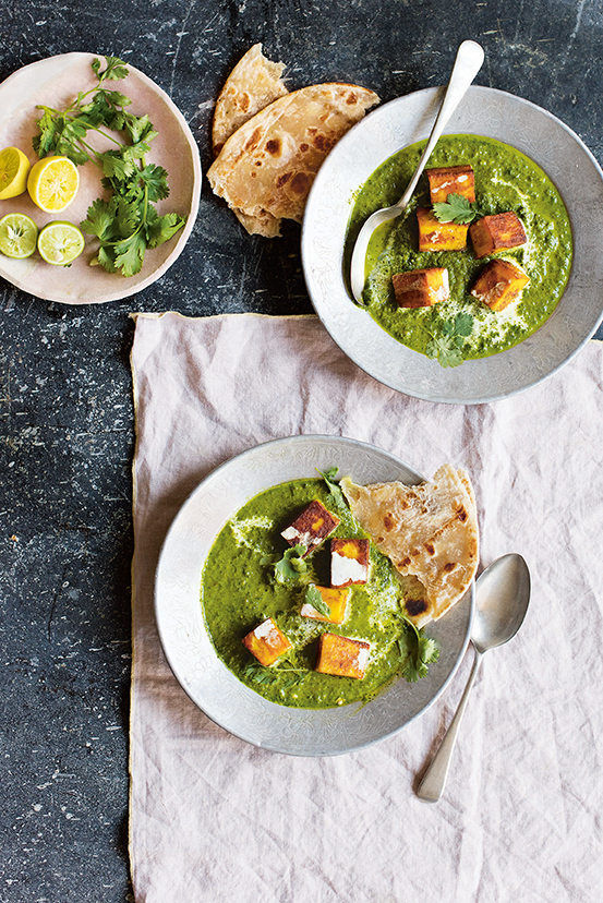 Saag Paneer Paneer In Spinach 1