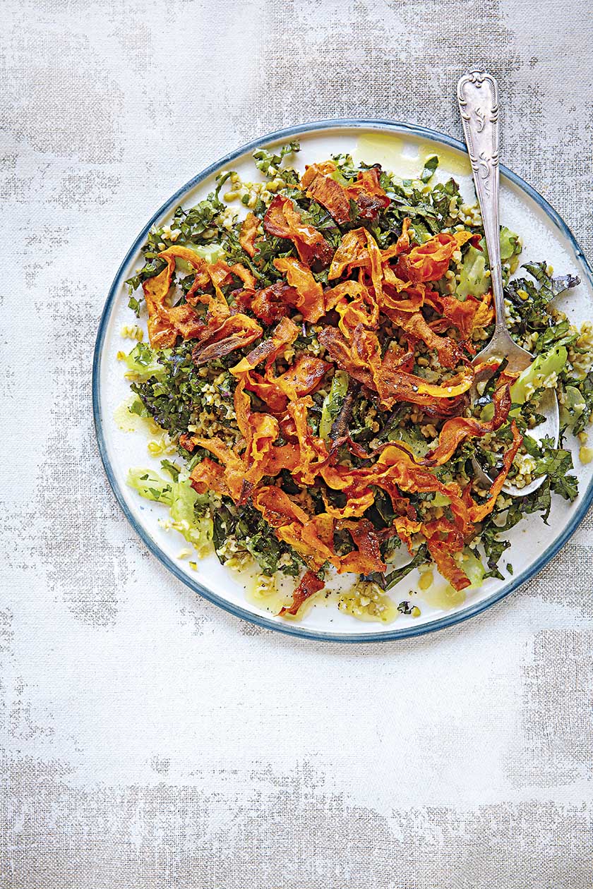 Salad Of Crispy Carrots And Herby Freekah