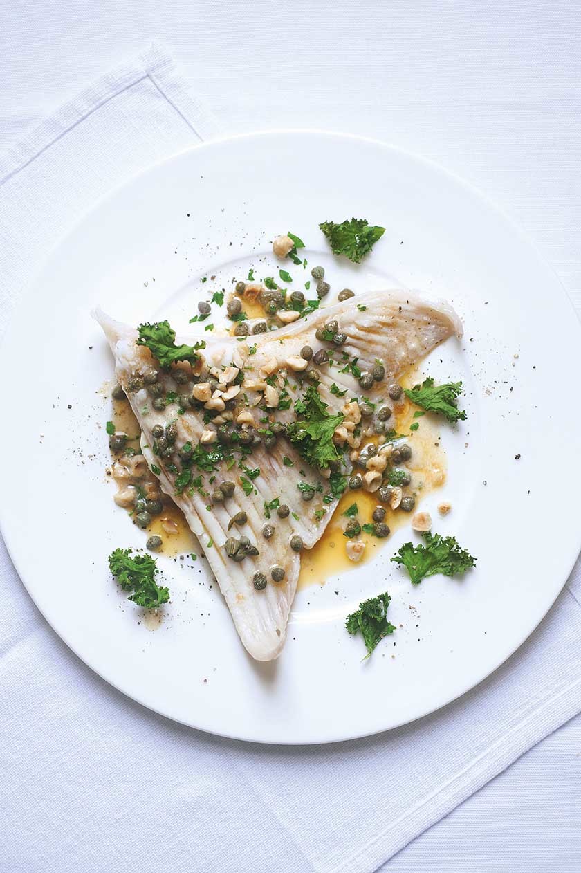 Skate with black butter, parsley, capers,… | Food and Travel Magazine