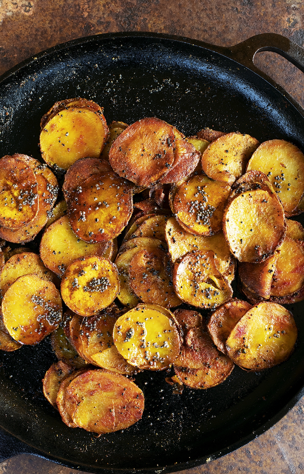 Spicy Potato Circles