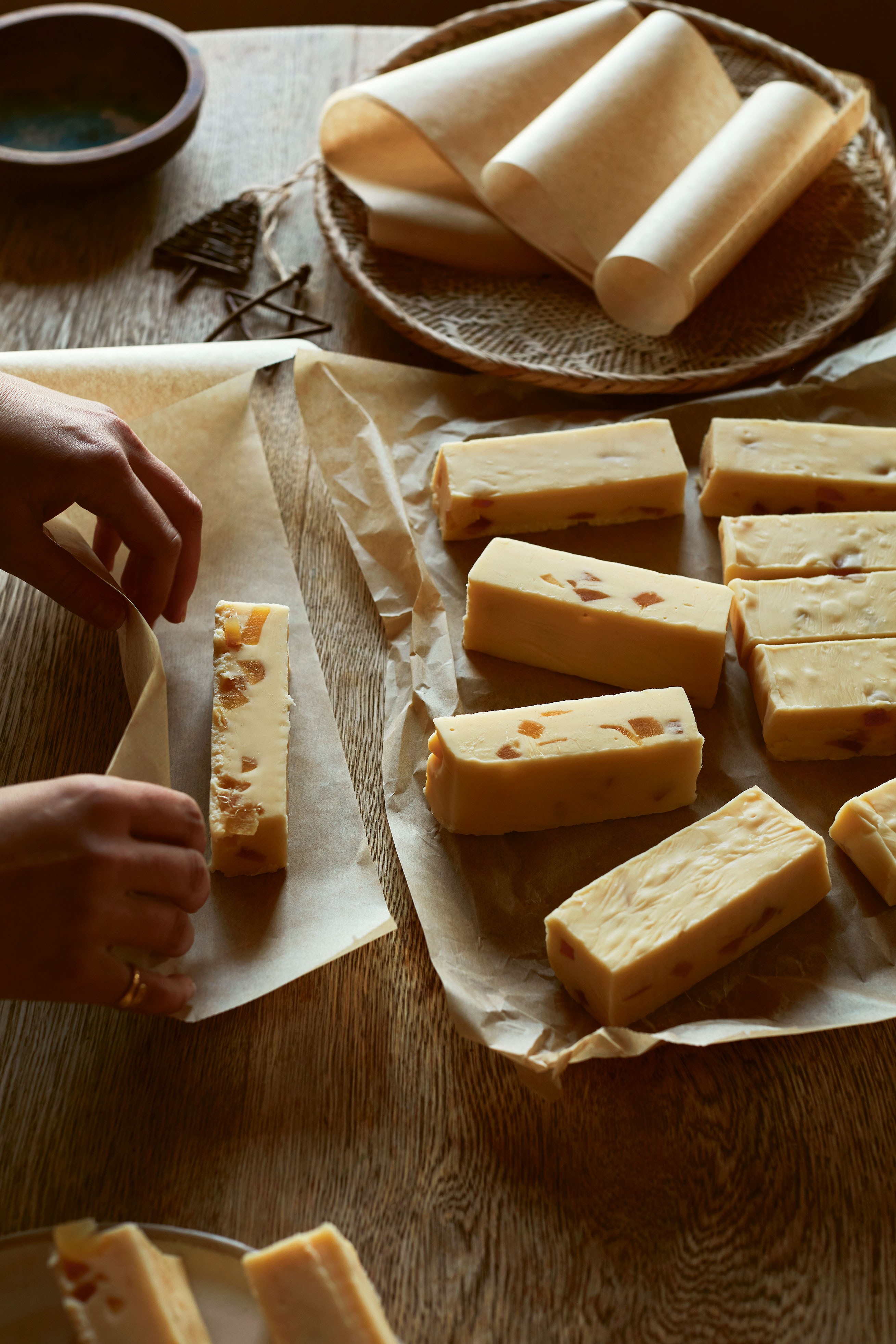 Sugar and Spice White Chocolate and Ginger Fudge
