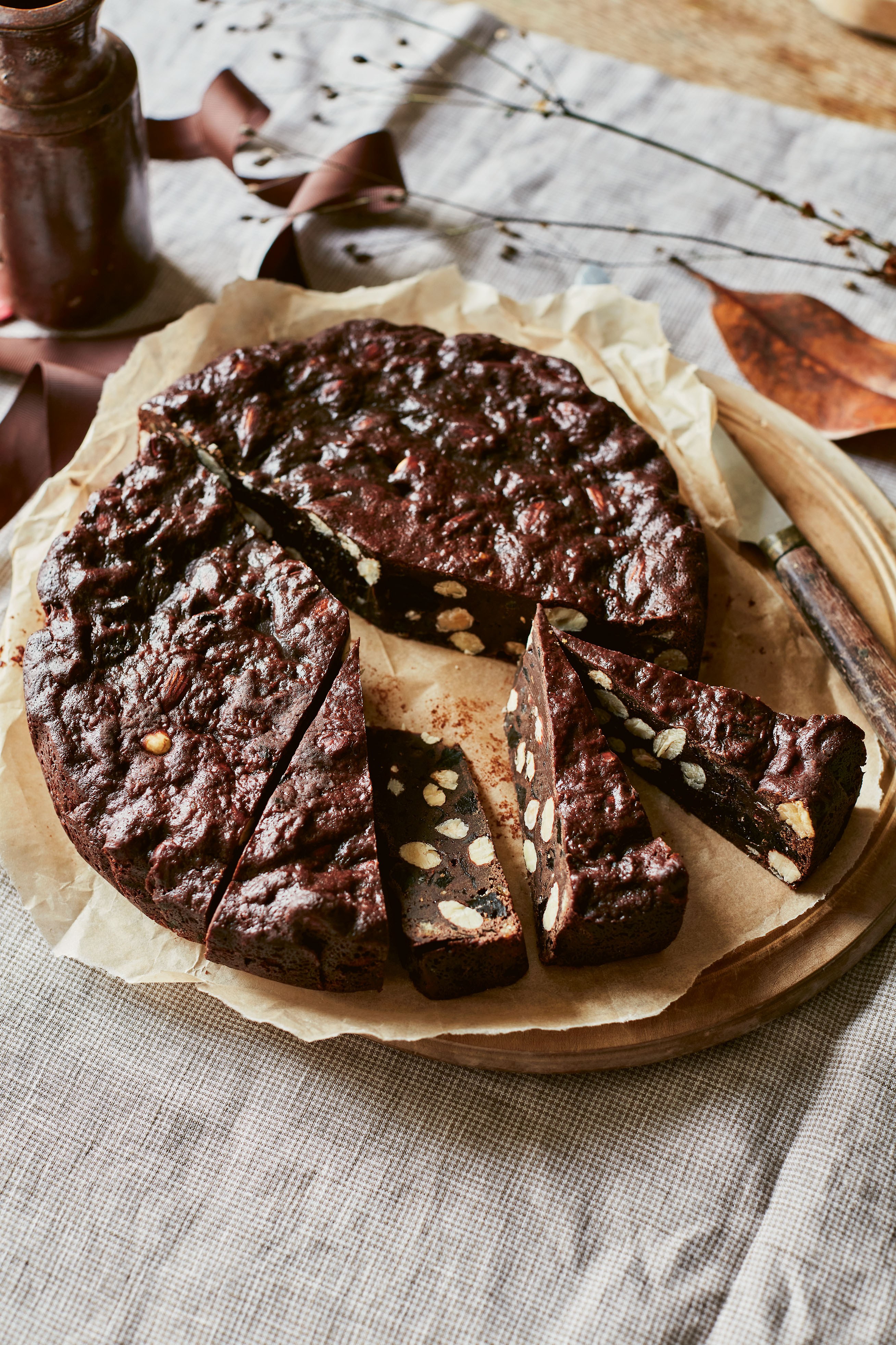 Sugar and Spice Dark Chocolate Panforte
