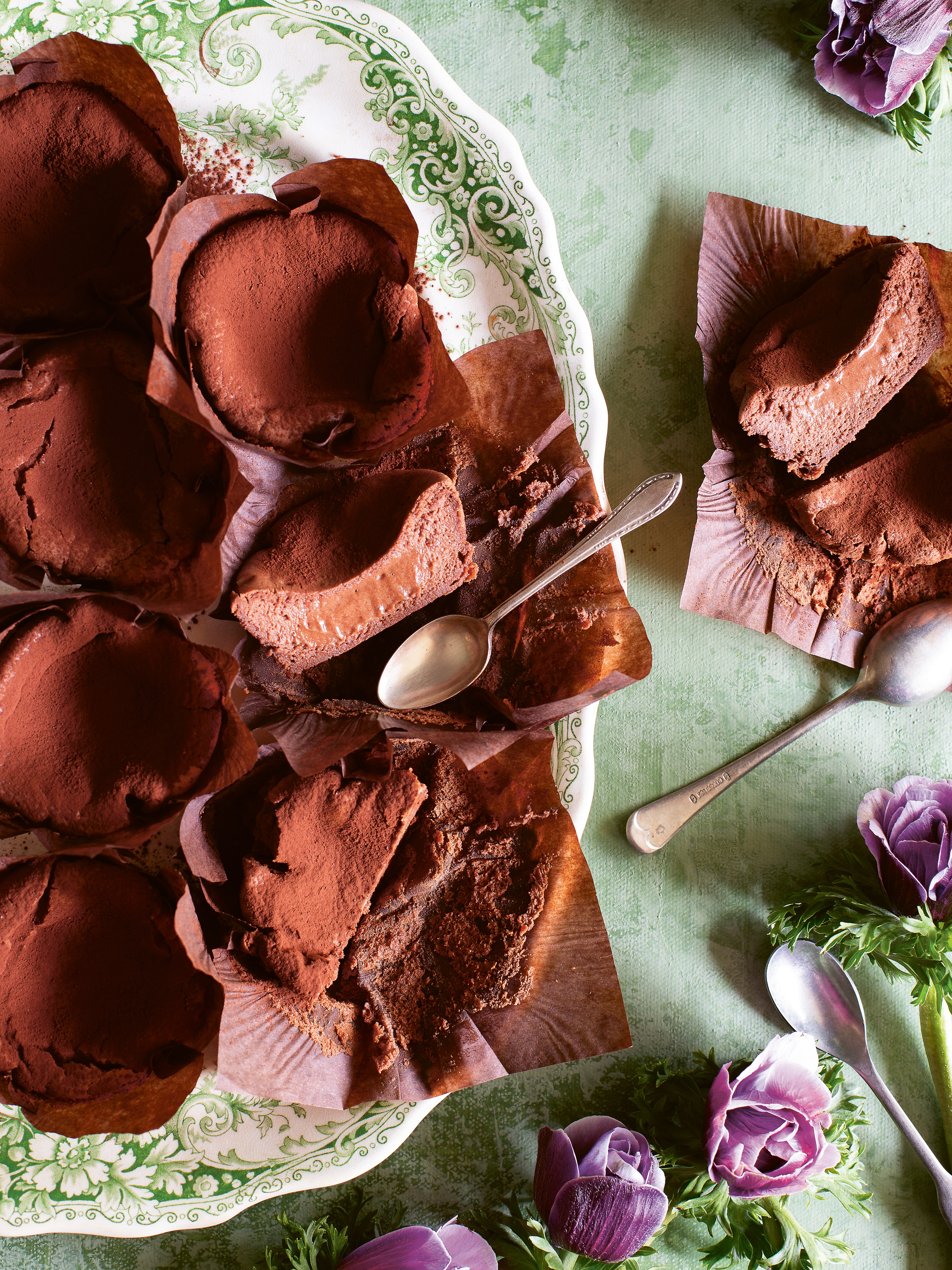 Sunken Chocolate Cheesecakes p 144