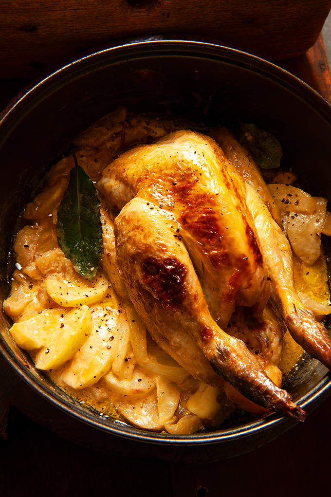 Guinea fowl with apple and Calvados sauce | Food and Travel Magazine