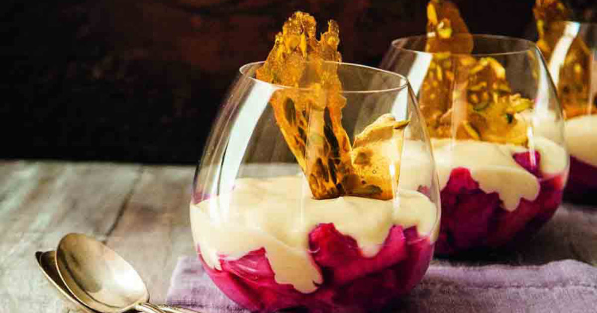 Food and Travel Magazine | Rhubarb compote with cardamom custard and…