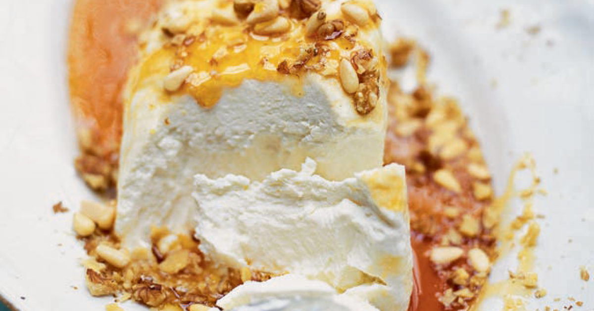 Ricotta with honey, walnuts and pine nuts Food and Travel magazine