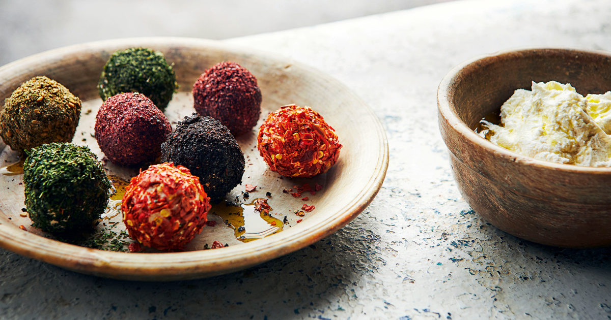 Labneh balls Food and Travel magazine