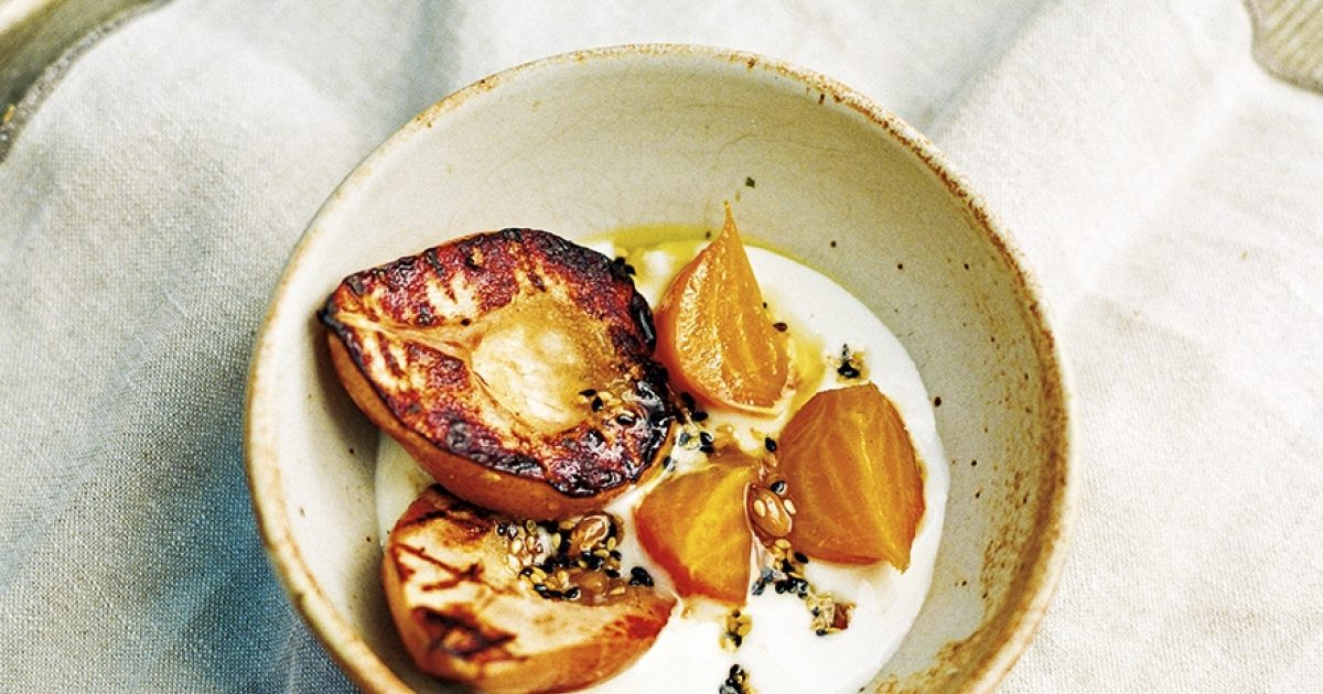 Food and Travel Magazine | Charred Pears and Salt-Baked Beets with…