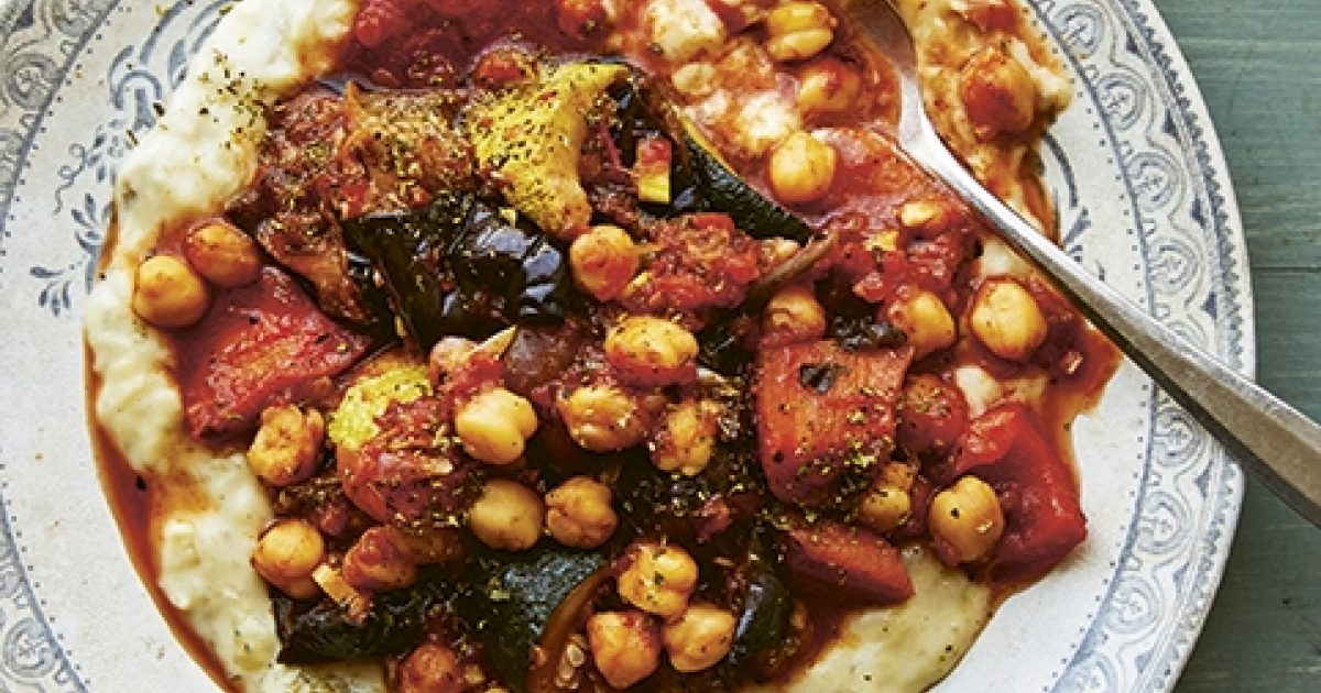 Food and Travel Magazine | Baked vegetables with chickpeas