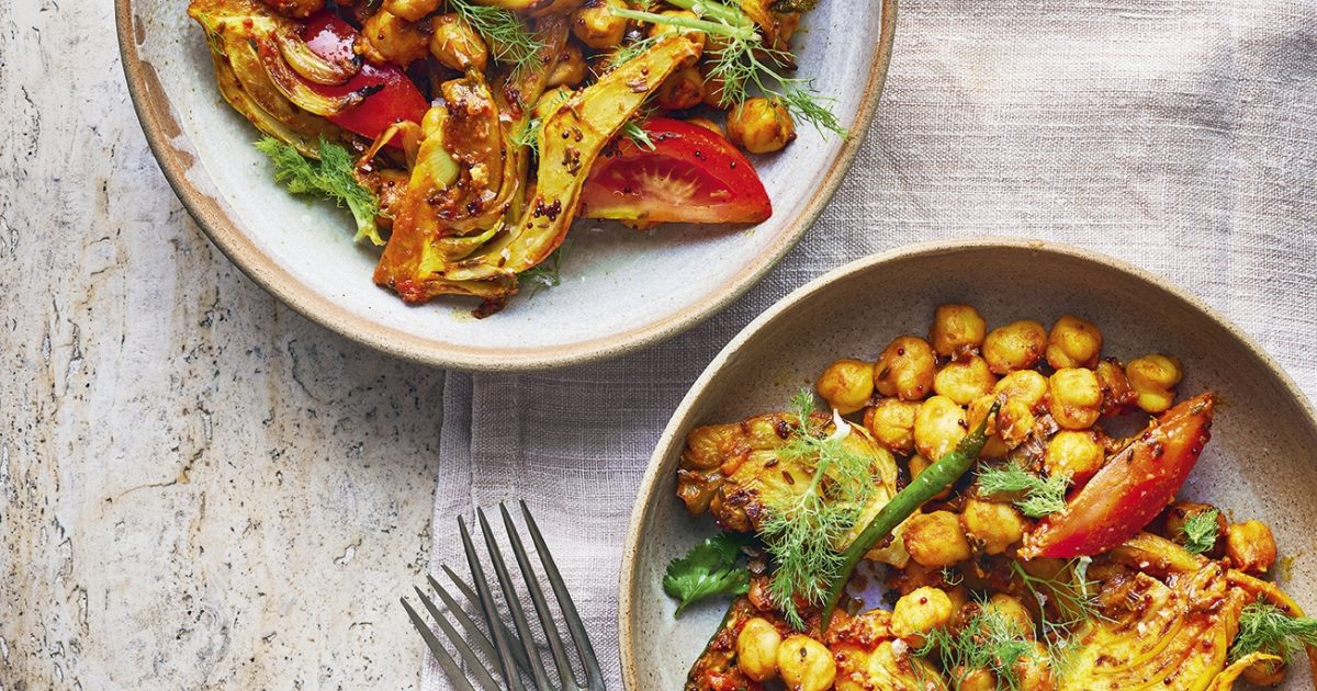 Food and Travel Magazine | Tangy Chickpeas with Fennel
