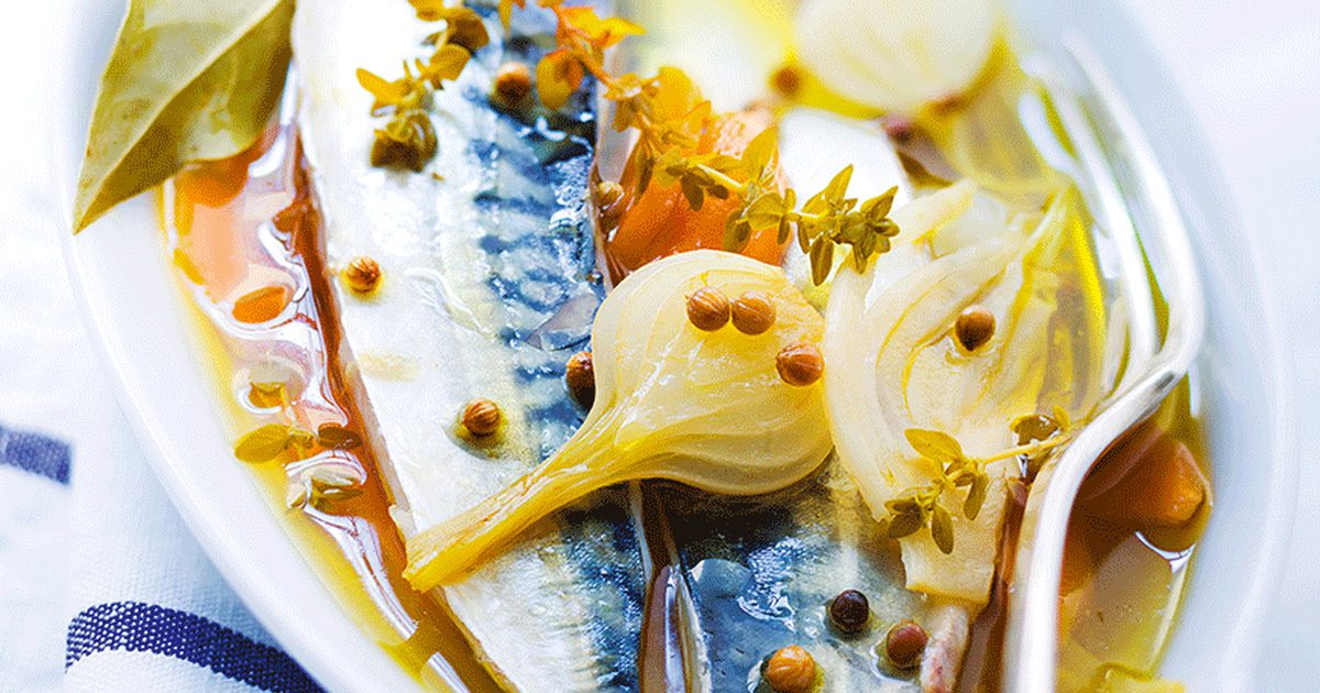 Mackerel escabeche Food and Travel magazine