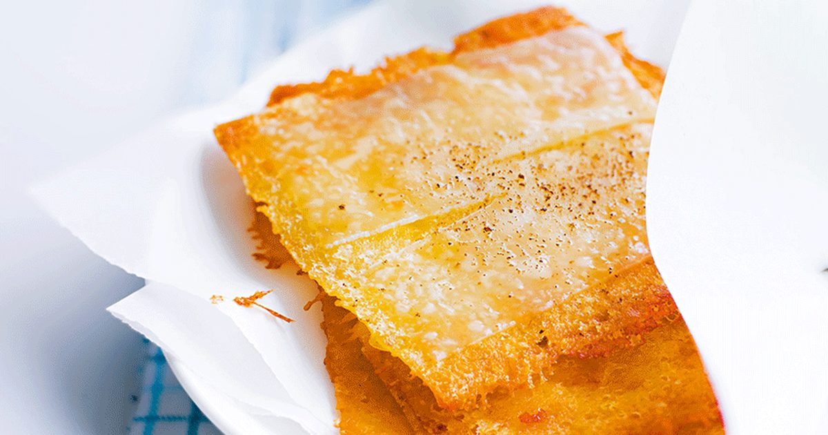 Melba toast with lardo di Colonnata and… Food and Travel magazine