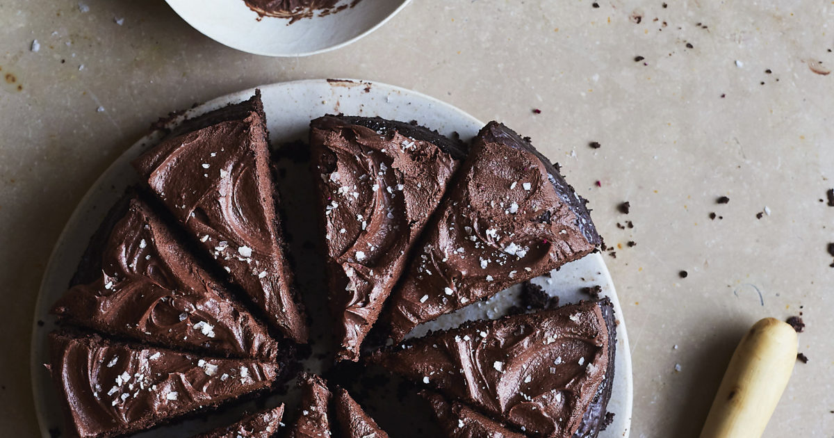 Chocolate and muscovado fudge cake Food and Travel magazine