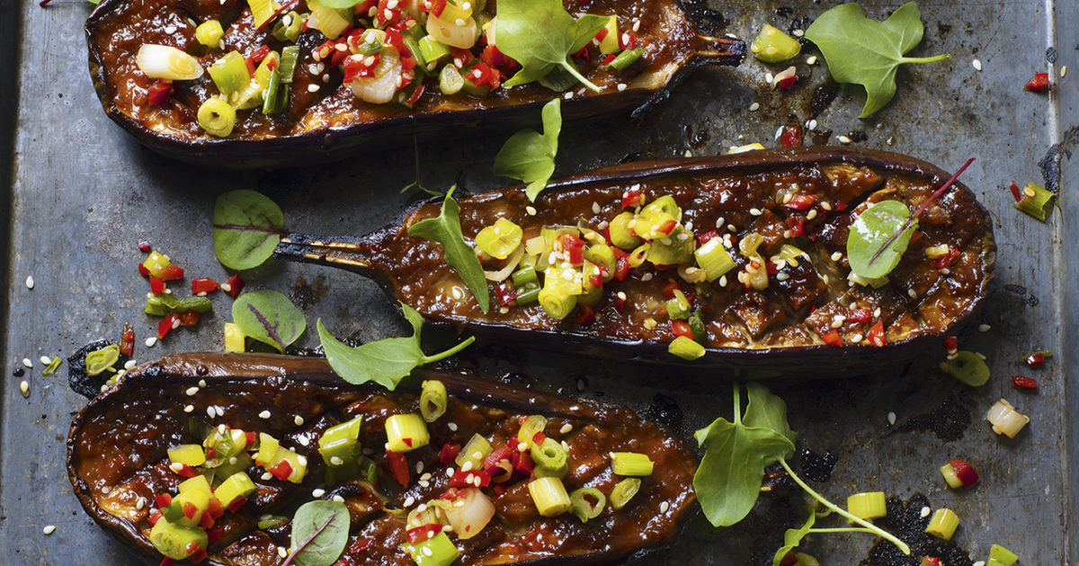 Miso-glazed aubergine | Food and Travel magazine