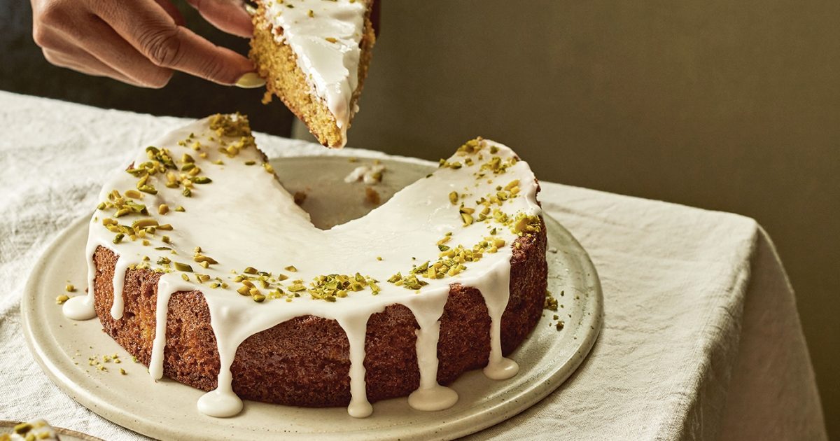 Food and Travel Magazine | Pistachio and polenta cake with preserved…