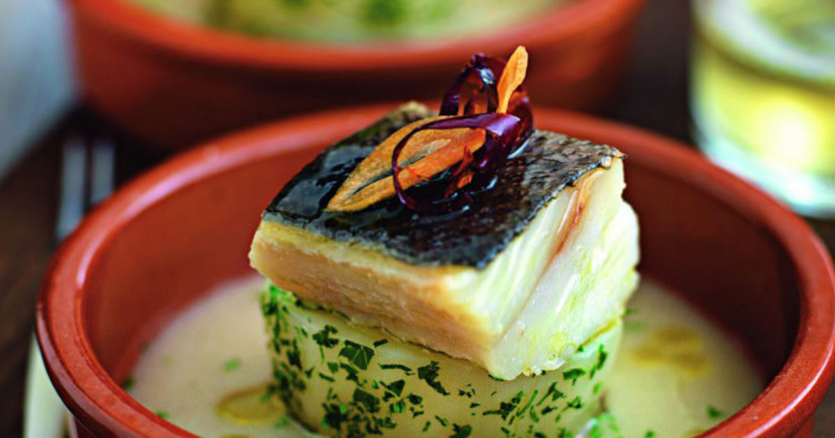 Salt cod in olive oil and garlic emulsion Food and Travel magazine