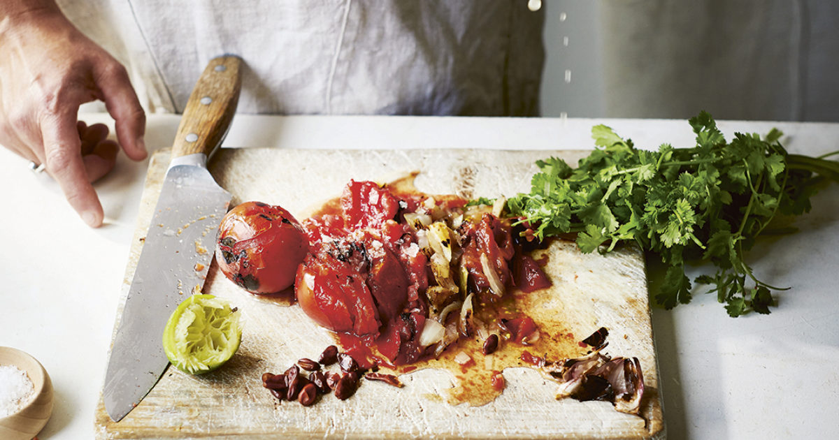 Food and Travel Magazine | Burnt tomato salsa