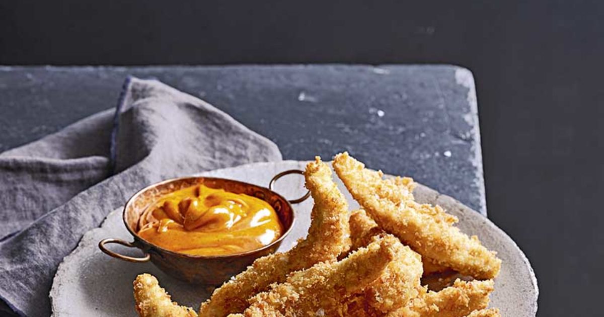 Chicken goujons with smoked paprika… Food and Travel magazine
