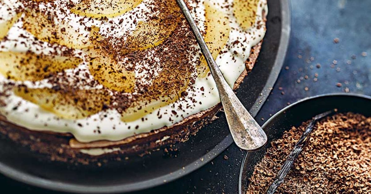 Food and Travel Magazine | Chocolate and pear genoise