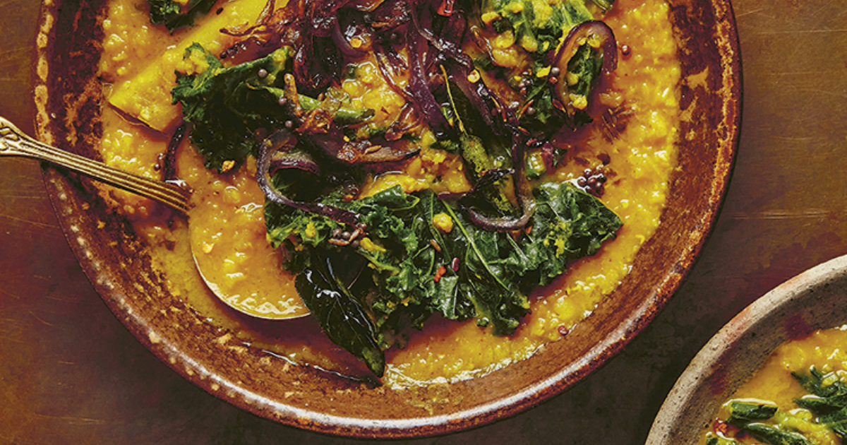 Coconut dhal with kale Food and Travel magazine