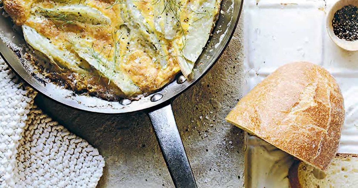 Fennel frittata Food and Travel magazine