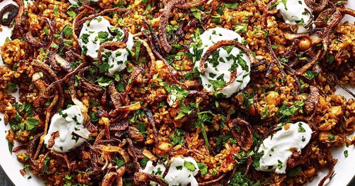 Food and Travel Magazine | Freekeh, tomato and chickpea pilaff